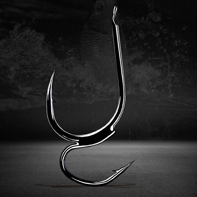 New 10 Pcs/Bag Double Style Fishing Hooks High Carbon Steel String Hook Barbed Fishhooks Saltwater Fishing Tackle
New 10 Pcs/Bag Double Style Fishing Hooks High Carbon Steel String Hook Barbed Fishhooks Saltwater Fishing Tackle