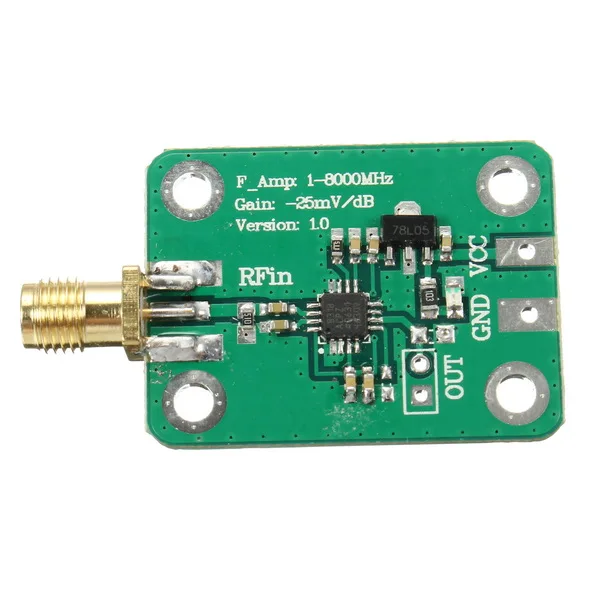 1PC 1-8000MHz AD8318 RF Logarithmic Detector 70dB RSSI Measurement Power Meter Module Hot Sale Lowest Price
1PC 1-8000MHz AD8318 RF Logarithmic Detector 70dB RSSI Measurement Power Meter Module Hot Sale Lowest Price