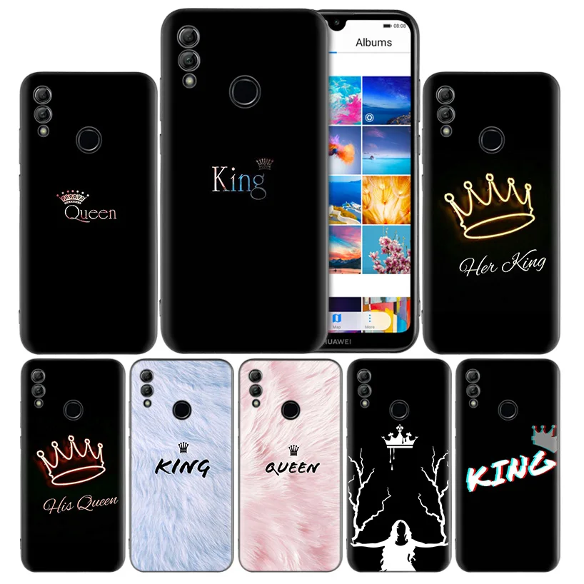 Queen and king crown Silicone Case Cover for Huawei Honor 8X 8C 8A 8S 10 10i Lite Play V20 Y9 Y7 Y6 Y5 Prime 2018 2019
Queen and king crown Silicone Case Cover for Huawei Honor 8X 8C 8A 8S 10 10i Lite Play V20 Y9 Y7 Y6 Y5 Prime 2018 2019