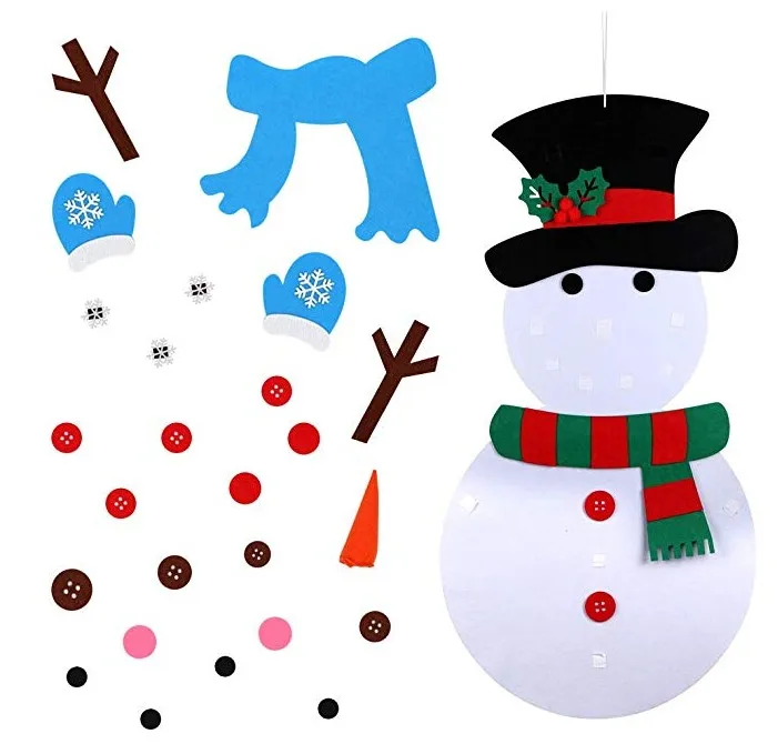2018 New Year Christmas Gift DIY Felt Snowman Set 20 x 39 Inch Christmas Decorations for Kids Party Game Christmas Gift
2018 New Year Christmas Gift DIY Felt Snowman Set 20 x 39 Inch Christmas Decorations for Kids Party Game Christmas Gift