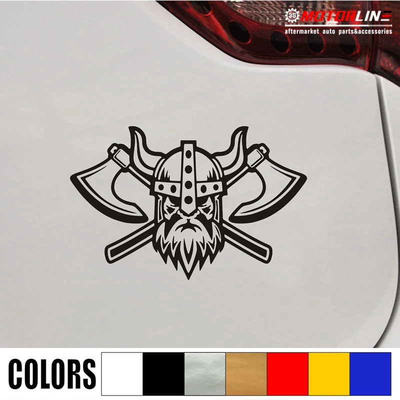 VIKING Warrior Decal Sticker Norse Nord Norway Norwegian Car Vinyl pick size b