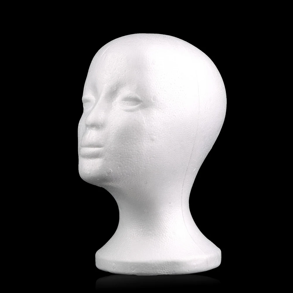 Female Mannequin Head Model EPS Expandable Polystyrene Foam Hat Glasses Display Hat Wig Display Stand Rack
Female Mannequin Head Model EPS Expandable Polystyrene Foam Hat Glasses Display Hat Wig Display Stand Rack