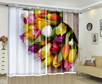 Tulip Flowers print Luxury Modern 3D Blackout Window Curtain For Living room Bedroom Hotel Office Drapes Cortinas Rideaux
Tulip Flowers print Luxury Modern 3D Blackout Window Curtain For Living room Bedroom Hotel Office Drapes Cortinas Rideaux