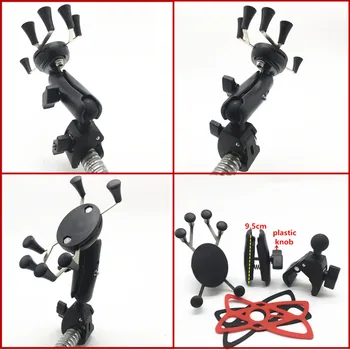 Bicycle Handlebar Tough Claw Clamp Mount & 65mm or 95mm Short Long Double Socket Arm Universal X Grip Phone Holder for ram mount
Bicycle Handlebar Tough Claw Clamp Mount & 65mm or 95mm Short Long Double Socket Arm Universal X Grip Phone Holder for ram mount