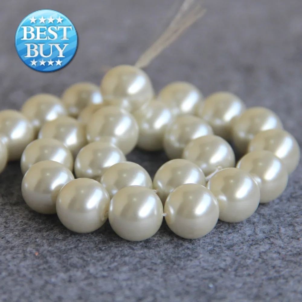 For Necklace&Bracelet White Shell Pearl Beads 4mm 6mm 8mm 10mm 12mm 14mm Gifts For Women Girl Loose Beads Jewelry Making 16inch
For Necklace&Bracelet White Shell Pearl Beads 4mm 6mm 8mm 10mm 12mm 14mm Gifts For Women Girl Loose Beads Jewelry Making 16inch
