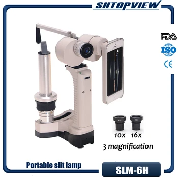SLM-6H 3 maginfications High Grade Professional Portable Slit Lamp Microscope with hand case
SLM-6H 3 maginfications High Grade Professional Portable Slit Lamp Microscope with hand case