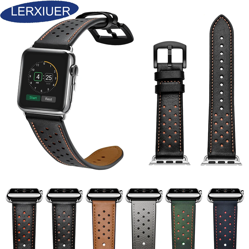 Leather Strap For Apple Watch 4 Iwatch Band 42mm 38mm 44mm 40mm Genuine Bracelet Leather Wrist Watchband watch Accessories
Leather Strap For Apple Watch 4 Iwatch Band 42mm 38mm 44mm 40mm Genuine Bracelet Leather Wrist Watchband watch Accessories