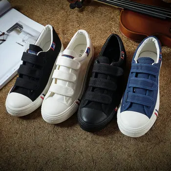2019 new mens fashion casual flats sneaker lovers UNISEX canvas Vulcanized shoes Low top student buckle strap sneaker A183
2019 new mens fashion casual flats sneaker lovers UNISEX canvas Vulcanized shoes Low top student buckle strap sneaker A183
