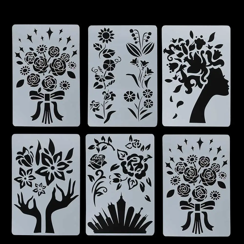 6pcs/set Flower Theme Layering Stencils For Walls Painting Scrapbooking Stamp Album Decor Embossing Paper Card Template
6pcs/set Flower Theme Layering Stencils For Walls Painting Scrapbooking Stamp Album Decor Embossing Paper Card Template