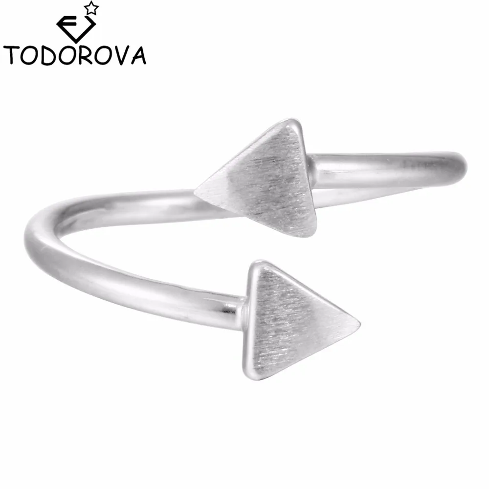 Todorova Silver Adjustable Party Rings for Women Lovers Jewelry Simple Gift Geometry Double Triangle Opening Ring
Todorova Silver Adjustable Party Rings for Women Lovers Jewelry Simple Gift Geometry Double Triangle Opening Ring