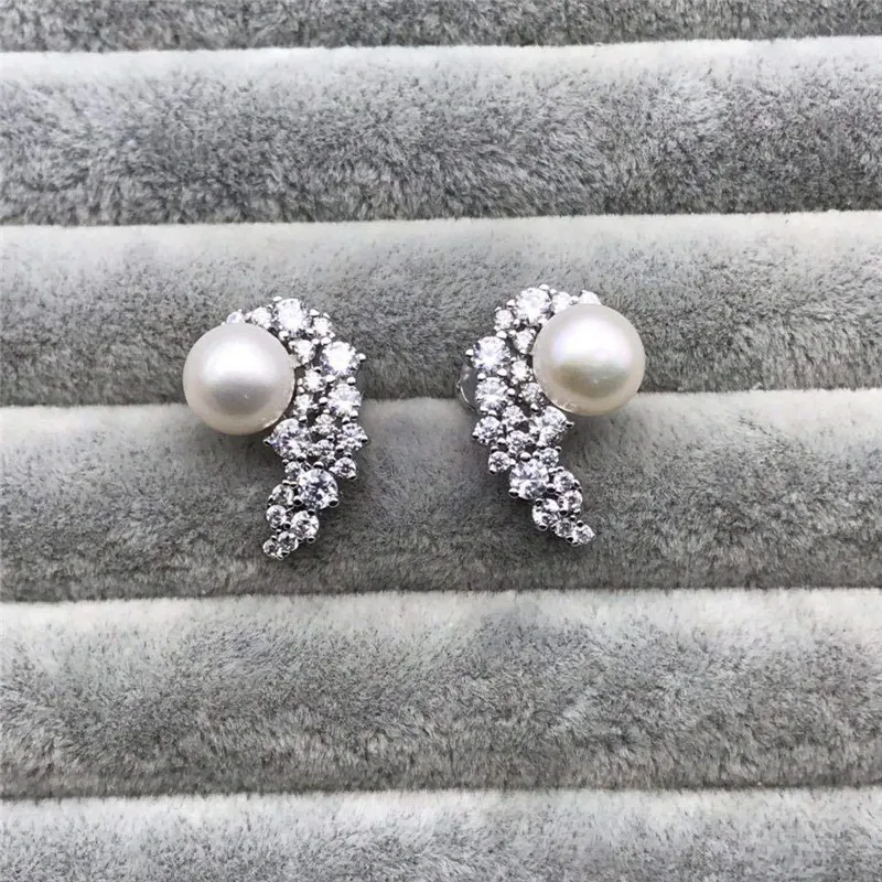 ZEF AP 925 Sterling Silver Stud Earrings, Pearl Fashion Personality Earrings, Classic Glamour Women's Jewelry
ZEF AP 925 Sterling Silver Stud Earrings, Pearl Fashion Personality Earrings, Classic Glamour Women's Jewelry