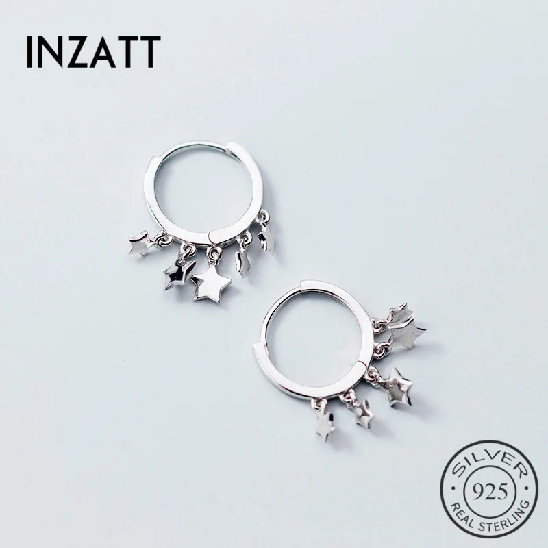 INZATT Real 925 Sterling Silver Cute Star Hoop Earrings For Women Party Prevent Allergy Fine Jewelry Gold Color Accessories
INZATT Real 925 Sterling Silver Cute Star Hoop Earrings For Women Party Prevent Allergy Fine Jewelry Gold Color Accessories
