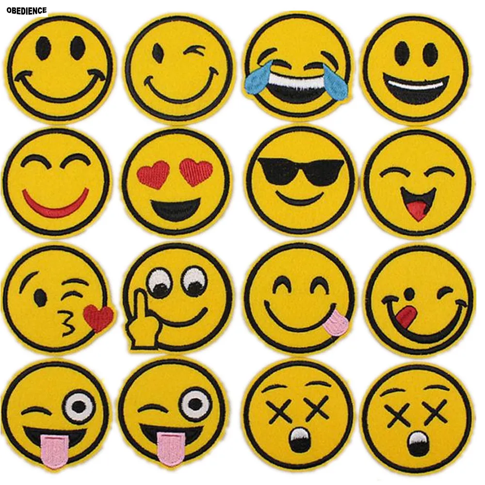 OBEDIENCE Embroidered Smiley Face Applique Patches 14Pcs Sew Iron Patch Badge Bag Clothes Applique DIY Apparel Craft Needlework
OBEDIENCE Embroidered Smiley Face Applique Patches 14Pcs Sew Iron Patch Badge Bag Clothes Applique DIY Apparel Craft Needlework