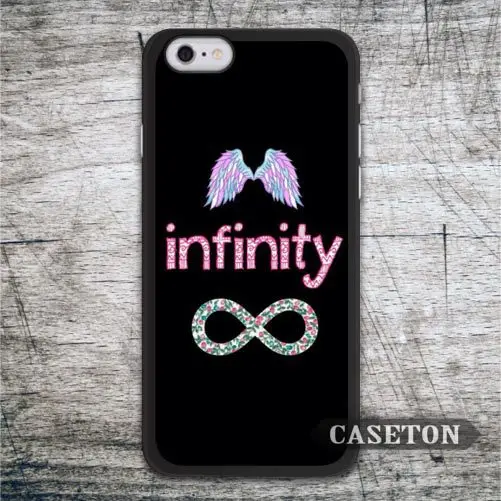 Infinity With Angel Wings font b Case b font For font b iPhone b font font
