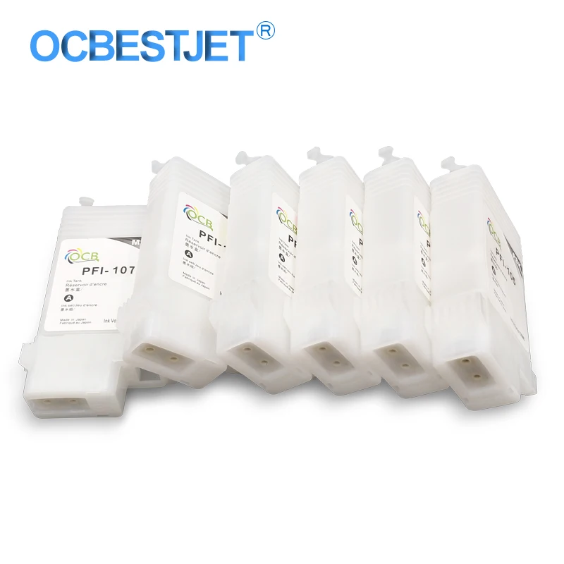 PFI-107 130ML PFI107 Empty Refillable Ink Cartridge Without Chip For Canon IPF-670 IPF-680 IPF-685 IPF-770 IPF-780 IPF-785
PFI-107 130ML PFI107 Empty Refillable Ink Cartridge Without Chip For Canon IPF-670 IPF-680 IPF-685 IPF-770 IPF-780 IPF-785