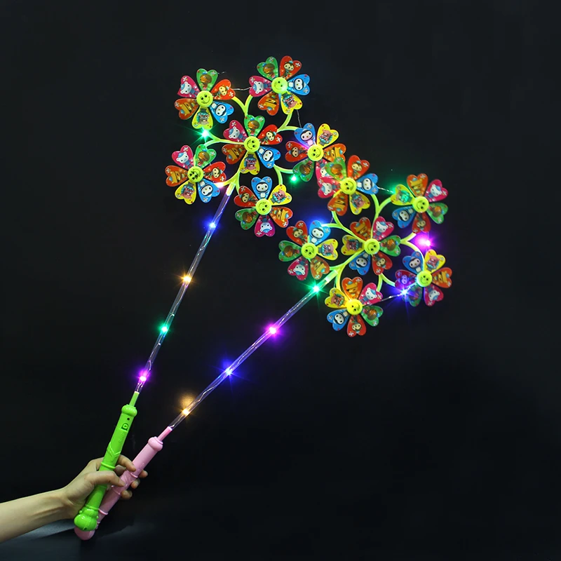 New Creative Night Outdoor Flash Windmill Glow In The Dark Toy Birthday Gift for Children Six Smiling Face Windmills Magic Wand
New Creative Night Outdoor Flash Windmill Glow In The Dark Toy Birthday Gift for Children Six Smiling Face Windmills Magic Wand
