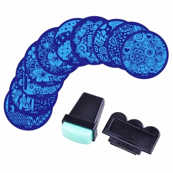 10pcs Nail Stamper Plate Set Nails Art Image Stamp Stamping Transfer Scraper Plates Manicure Templates Nails Stencils Tool #1038
10pcs Nail Stamper Plate Set Nails Art Image Stamp Stamping Transfer Scraper Plates Manicure Templates Nails Stencils Tool #1038