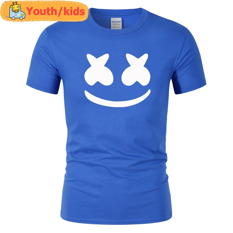 Youth Kids 2019 brand marshmello face short sleeve boy casual homme t-shirt cotton tops tees t shirt tee plus clothing
Youth Kids 2019 brand marshmello face short sleeve boy casual homme t-shirt cotton tops tees t shirt tee plus clothing