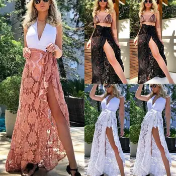Sexy Summer Women Beach Cover Ups Fashion Ladies Lace Long Sarong Wrap Female Bikini Swimwear Bathing Suit Beachwear
Sexy Summer Women Beach Cover Ups Fashion Ladies Lace Long Sarong Wrap Female Bikini Swimwear Bathing Suit Beachwear