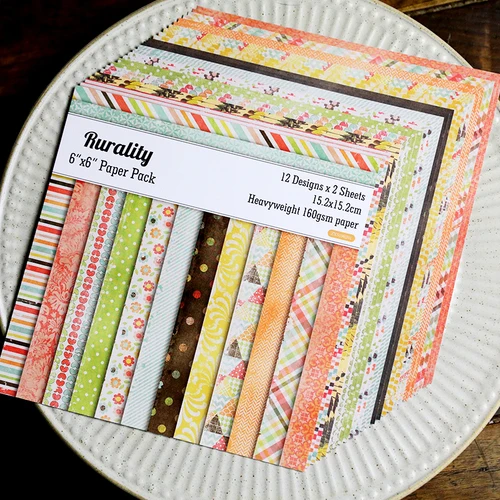 12pcs/Pack 6*6inch Rurality Patterned Paper Pack for Scrapbooking DIY Happy Planner Card Making Journal Project
12pcs/Pack 6*6inch Rurality Patterned Paper Pack for Scrapbooking DIY Happy Planner Card Making Journal Project