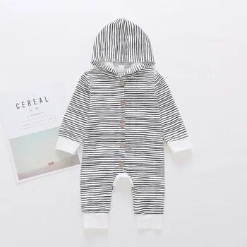 2019 infants spring and autumn models baby hooded striped baby men and women baby long-sleeved hayi Siamese romper 0-3 old
2019 infants spring and autumn models baby hooded striped baby men and women baby long-sleeved hayi Siamese romper 0-3 old