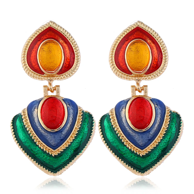 2019 Ethnic Bohemian Style Appearance Exquisite Colorful Love Heart Dangle Earrings Unique Bow Tie Ear Jewelry Accessories Boho
2019 Ethnic Bohemian Style Appearance Exquisite Colorful Love Heart Dangle Earrings Unique Bow Tie Ear Jewelry Accessories Boho