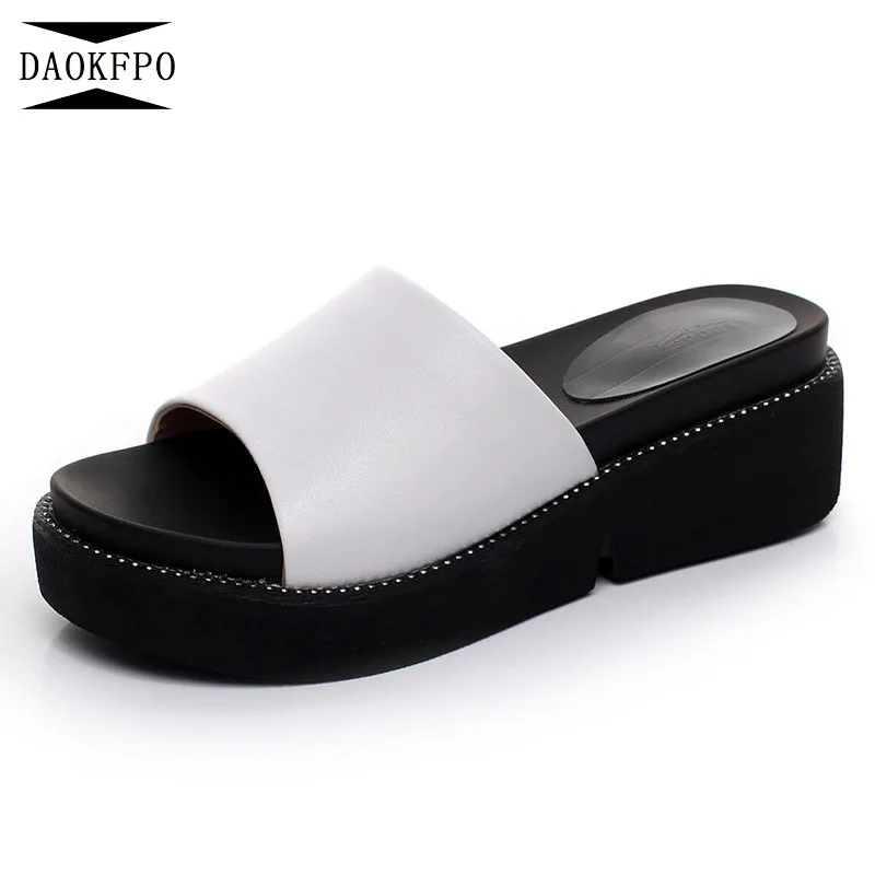 DAOKFPO 2018 Summer Slippers Women PU Leather Rhinestones Sandals Shoes Wedges Heel Shoes With Crystal NVT-16
DAOKFPO 2018 Summer Slippers Women PU Leather Rhinestones Sandals Shoes Wedges Heel Shoes With Crystal NVT-16