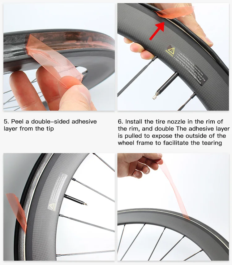 Discount MUQZI Road Fixed Gear Bicycle Knife Carbon Tube Tire Double-Sided Rubber Tube Tire Rubber Back Slip High Viscosity 5m Length 6 Discount MUQZI Road Fixed Gear Bicycle Knife Carbon Tube Tire Double-Sided Rubber Tube Tire Rubber Back Slip High Viscosity 5m Length 6