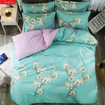 

Plum Blossom Flower Floral King Queen Double Size Duvet Cover 1.5m 1.8m 2m 2.2m Bed Sheet Pillowcase 4pcs Bedding Set Bedlinens