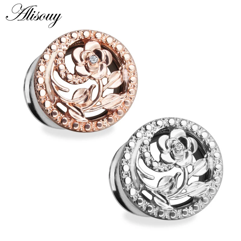 2PCS Hollow Flower Stainless Steel Ear Plugs Tunnels Ear Piercings Screw Fit Expansion Ear Stretched Flesh Tunnels Body Jewelry
2PCS Hollow Flower Stainless Steel Ear Plugs Tunnels Ear Piercings Screw Fit Expansion Ear Stretched Flesh Tunnels Body Jewelry