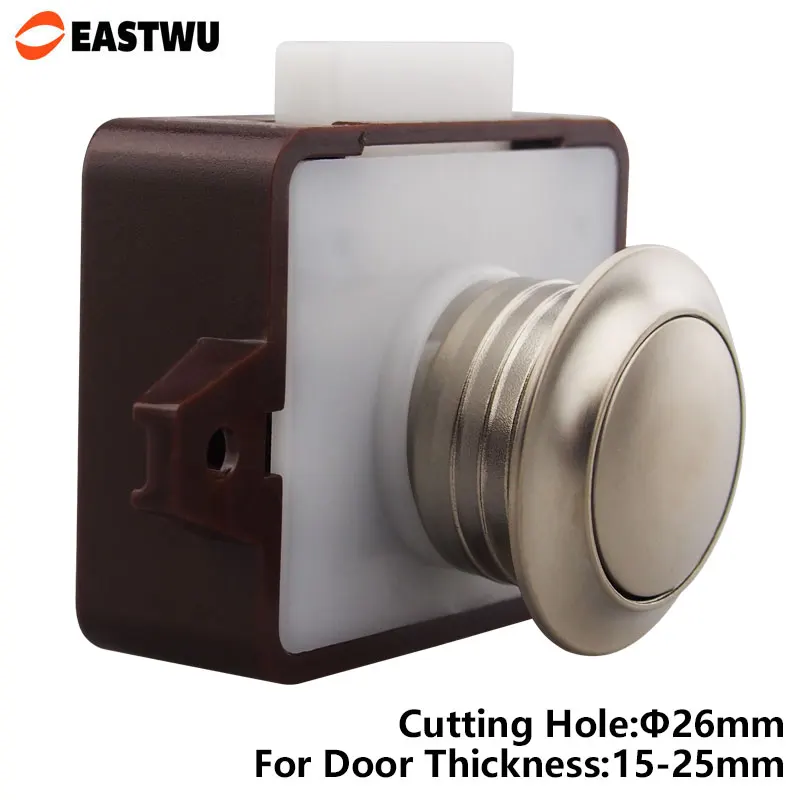 Eastwu Caravan RV Motorhome Camper Boat Furniture Drawer Cabinet Cupboard Push Knob Button Latch Lock Cutting Hole 26mm P05-BN
Eastwu Caravan RV Motorhome Camper Boat Furniture Drawer Cabinet Cupboard Push Knob Button Latch Lock Cutting Hole 26mm P05-BN