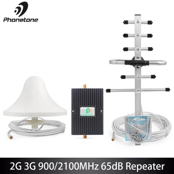 GSM Repeater Cell Phone Signal Booster 900/2100MHz UMTS 3G Repeater Mobile Network Booster Amplifier Gain 65dB With Antennas Kit
GSM Repeater Cell Phone Signal Booster 900/2100MHz UMTS 3G Repeater Mobile Network Booster Amplifier Gain 65dB With Antennas Kit