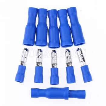100pcs Blue Male Female Bullet Insulated Connector Crimp Terminals Wiring Cable Plug FRD2-156 FRD2-196 MPD2-156 MPD2-196 Hot
100pcs Blue Male Female Bullet Insulated Connector Crimp Terminals Wiring Cable Plug FRD2-156 FRD2-196 MPD2-156 MPD2-196 Hot