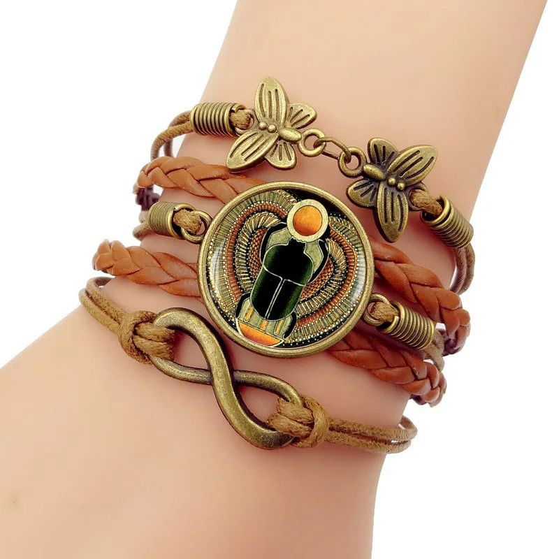 Bracelets & Bangles Insect Unisex New 2019 Simple Fashion Egyptian Scarab Time Gem Bracelet Retro Jewelry Accessories
Bracelets & Bangles Insect Unisex New 2019 Simple Fashion Egyptian Scarab Time Gem Bracelet Retro Jewelry Accessories