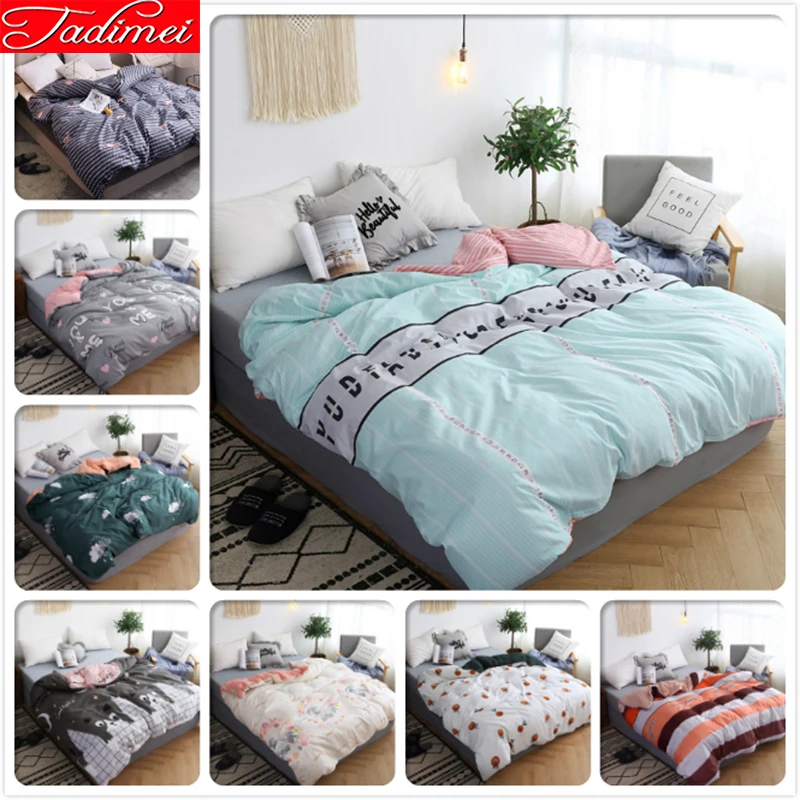 High Quality Soft Cotton 1 piece Bed Duvet Cover Adult Kids Single Full Queen King Size Bedspreads Quilt Comforter Bedding Bag
High Quality Soft Cotton 1 piece Bed Duvet Cover Adult Kids Single Full Queen King Size Bedspreads Quilt Comforter Bedding Bag