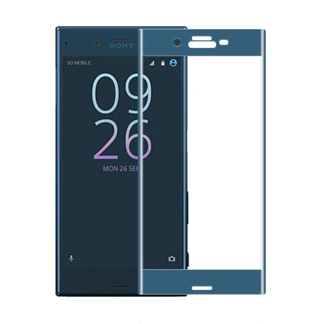 Закаленное 3d стекло для Sony Xperia XZ1 полноэкранная Взрывозащищенная защитная пленка