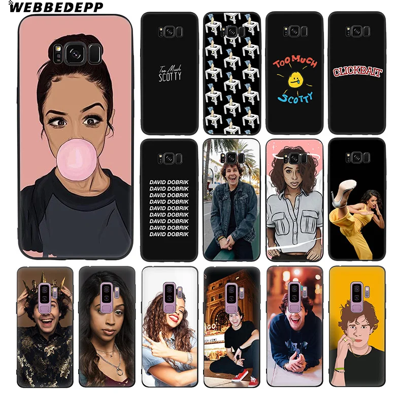 WEBBEDEPP Liza Koshy David Dobrik Soft TPU Silicone Case for Samsung Galaxy S10 S10e S9 S8 Plus S7 S6 Edge & J6
WEBBEDEPP Liza Koshy David Dobrik Soft TPU Silicone Case for Samsung Galaxy S10 S10e S9 S8 Plus S7 S6 Edge & J6