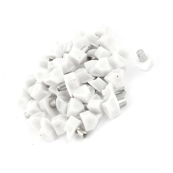 Promotion! 50 Pcs 5mm Metal Pin White Plastic Shelf Glass Support Studs Peg
Promotion! 50 Pcs 5mm Metal Pin White Plastic Shelf Glass Support Studs Peg