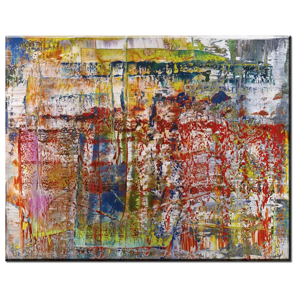Холст Граффити картина Gerhard Richter плакат печать для гостиной домашний декор|poster