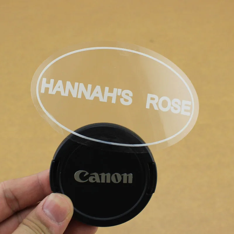 Customized printing gold stamping sticker, vinyl transparent sticker , waterproof sticker roll