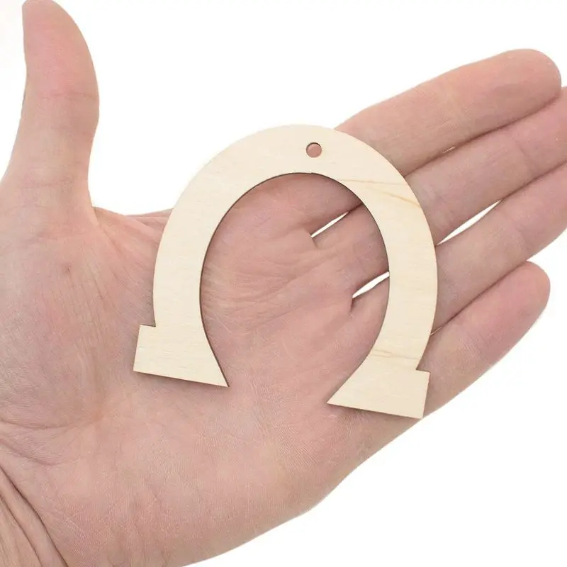 50pcs Wooden Horseshoe Cutouts (7cm) Shapes for diy crafts decoration ready to decoration
50pcs Wooden Horseshoe Cutouts (7cm) Shapes for diy crafts decoration ready to decoration
