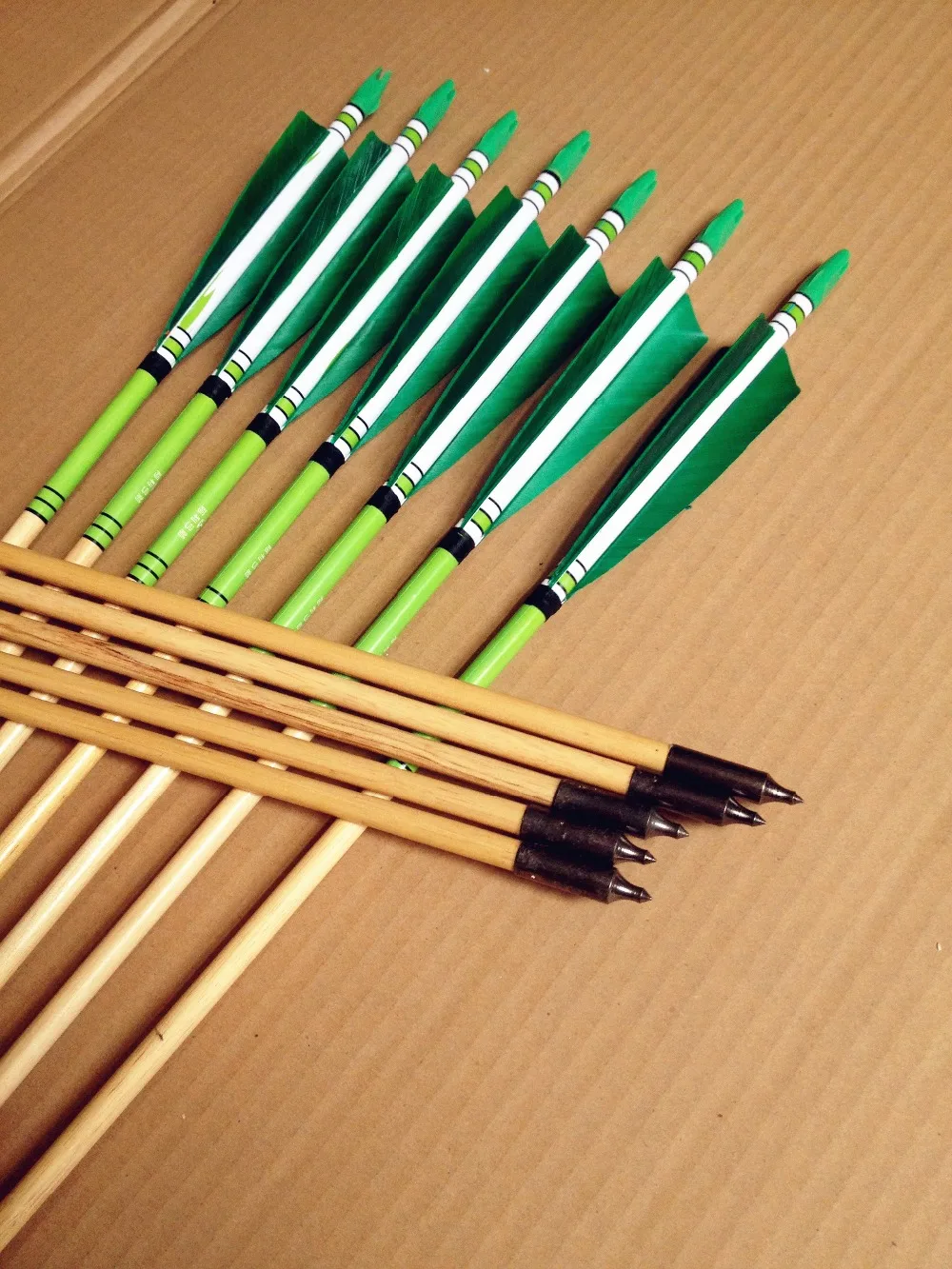 12PK Traditional Nice green Printing Turkey Feathers Wood Targeting Arrows 28''-32''
12PK Traditional Nice green Printing Turkey Feathers Wood Targeting Arrows 28''-32''