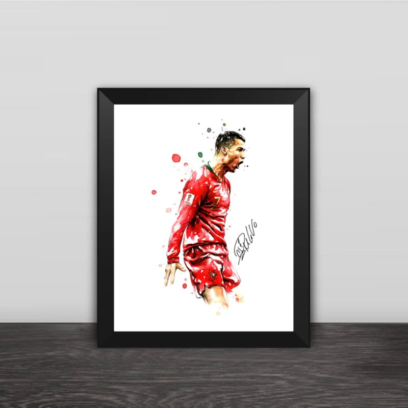 Portugal Ronaldo's Arrogance Celebrate Autograph Pattern Picture Frame CR Photo Frames Soccer Fans Souvenir Football Home Decor
Portugal Ronaldo's Arrogance Celebrate Autograph Pattern Picture Frame CR Photo Frames Soccer Fans Souvenir Football Home Decor