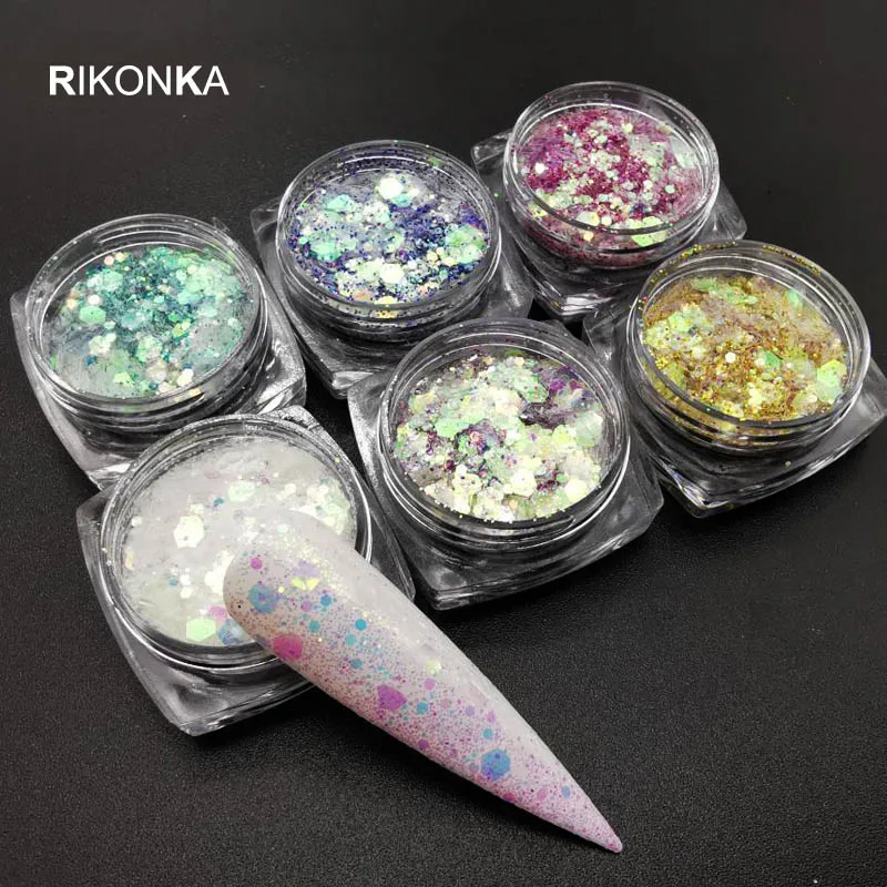1 Box Nail Mermaid Glitter Flakes Sparkly 3D Hexagon Colorful Sequins Spangles Polish Manicure Nails Art Decorations
1 Box Nail Mermaid Glitter Flakes Sparkly 3D Hexagon Colorful Sequins Spangles Polish Manicure Nails Art Decorations