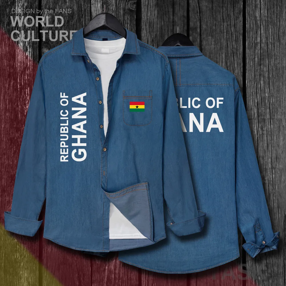 Ghanaian GHA GH/Модная Мужская одежда, осенняя хлопковая джинсовая рубашка с отложным воротником, Ковбойское пальто с длинными рукавами, топы
Ghanaian GHA GH/Модная Мужская одежда, осенняя хлопковая джинсовая рубашка с отложным воротником, Ковбойское пальто с длинными рукавами, топы