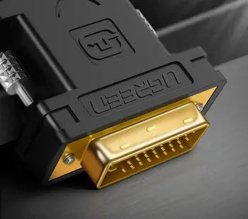 Ugreen DVI 24+5 Male to VGA Female Converter DVI to VGA adapter Gold plated DVI Convertor for Computer PC Host Laptop 1080P
Ugreen DVI 24+5 Male to VGA Female Converter DVI to VGA adapter Gold plated DVI Convertor for Computer PC Host Laptop 1080P