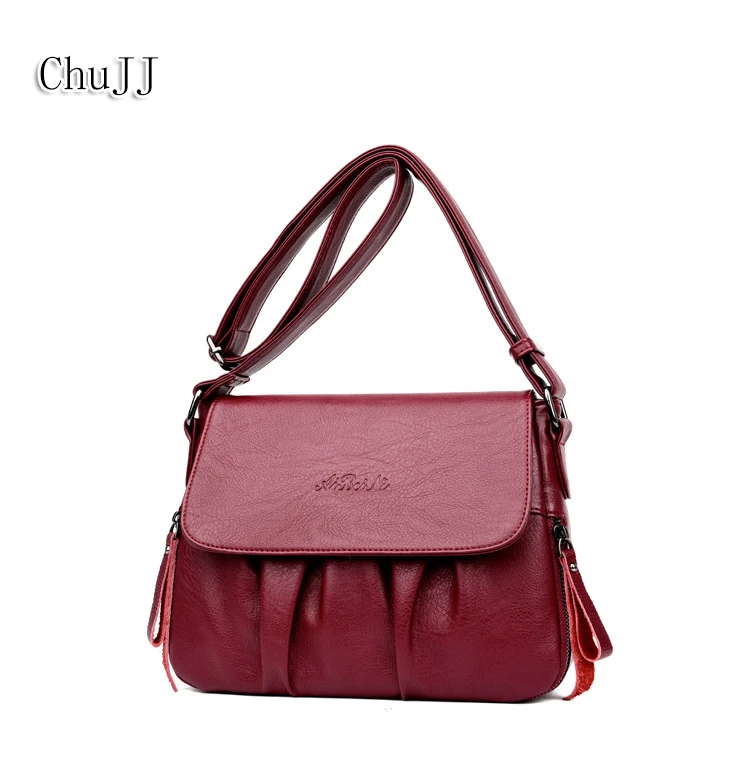 Chu JJ Fashion OL Style Ladies Shoulder Bags Ruched Women Messenger Bags Women Genuine Leather Handbags
Chu JJ Fashion OL Style Ladies Shoulder Bags Ruched Women Messenger Bags Women Genuine Leather Handbags