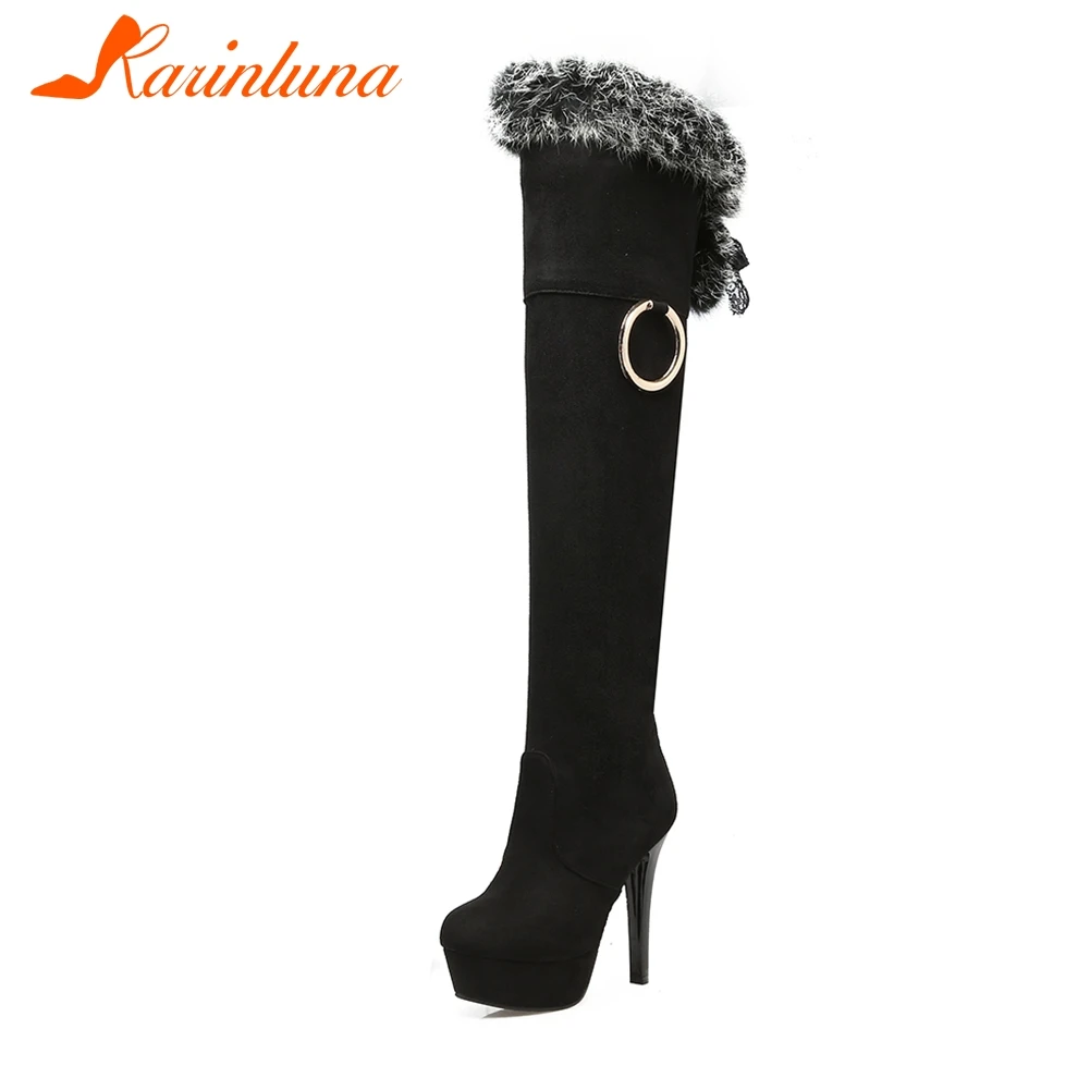 KARINLUNA 2019 Big Sizes 34-43 Fashion Winter Woman Boots Sexy Thin High Heels women's Shoes Woman over-the-high Boots
KARINLUNA 2019 Big Sizes 34-43 Fashion Winter Woman Boots Sexy Thin High Heels women's Shoes Woman over-the-high Boots