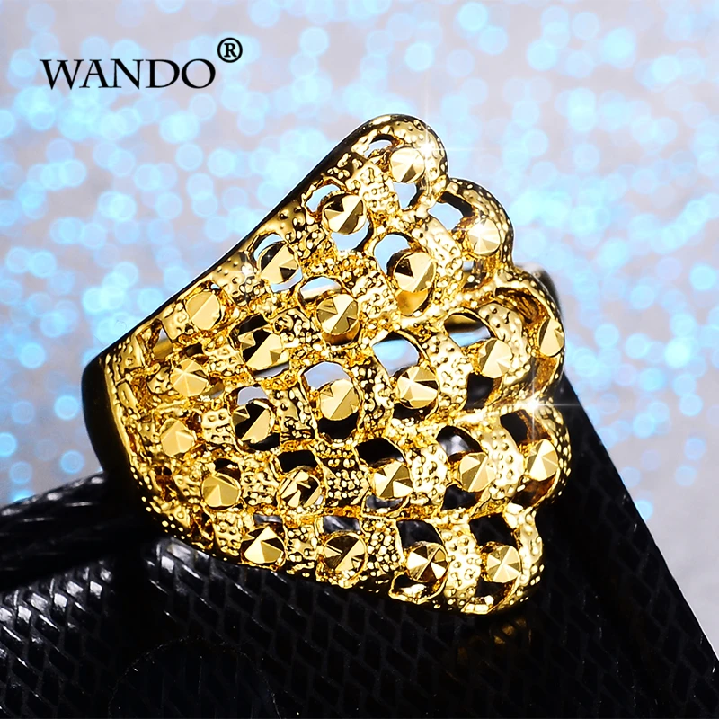 WANDO New Peacock opening Vintage Ladies Jewelry gold Color feather Party wedding Rings For Women girls free size rings r64
WANDO New Peacock opening Vintage Ladies Jewelry gold Color feather Party wedding Rings For Women girls free size rings r64