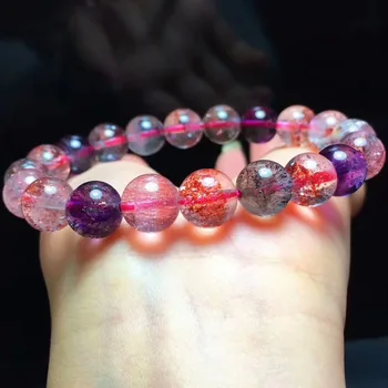 Natural Super 7 Seven Lepidocrocite Quartz Rutilated Stretch 9.5mm Melody Stone Man Healing Beads Bracelets Certificate AAAAAA
Natural Super 7 Seven Lepidocrocite Quartz Rutilated Stretch 9.5mm Melody Stone Man Healing Beads Bracelets Certificate AAAAAA